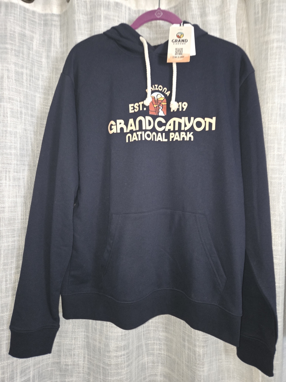 League Retro Navy Grand Canyon National Park Hoodie